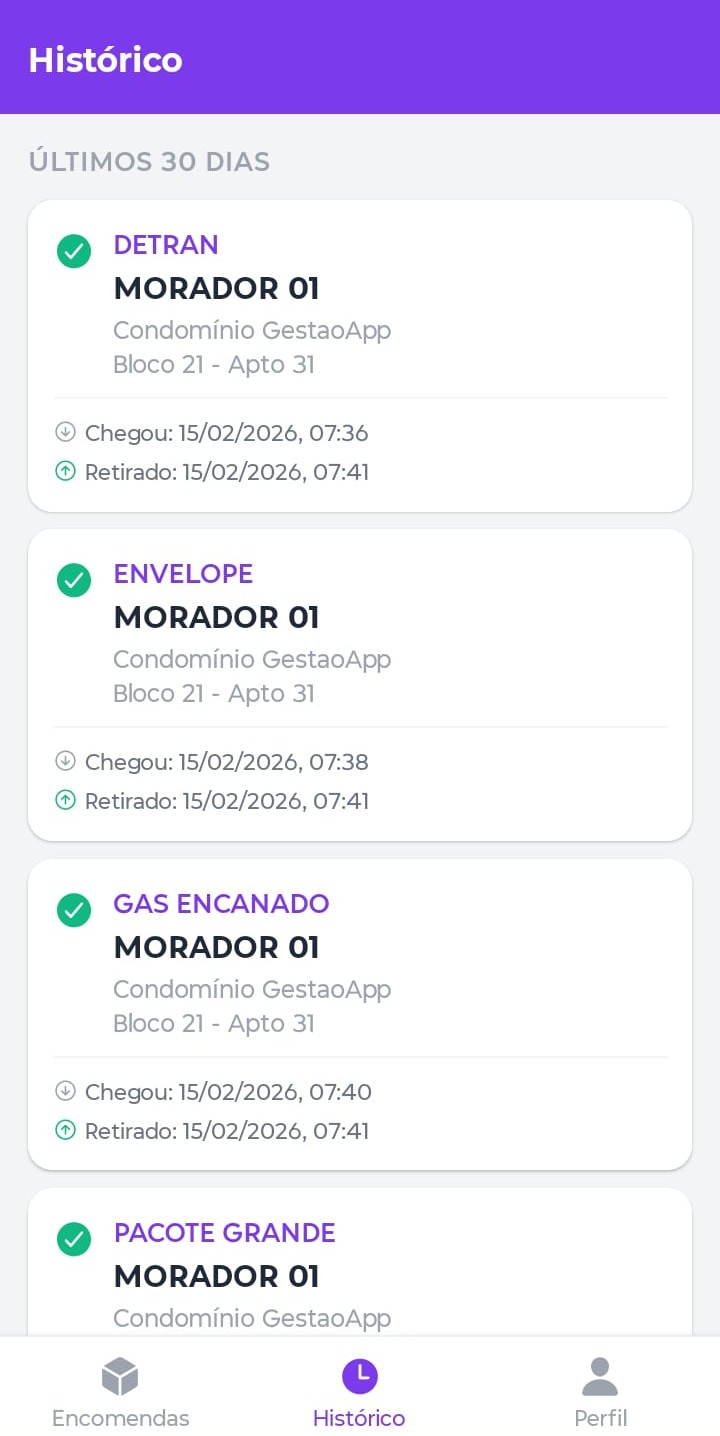 GestãoApp - Tela do Sistema 3